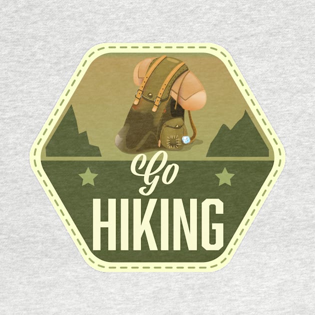 Go Hiking Patch by nickemporium1